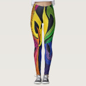 regenboogontwerp leggings (Voorkant)