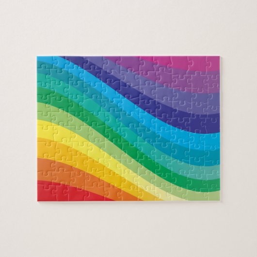Regenboogontwerp Legpuzzel (Horizontaal)