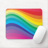 Regenboogontwerp Muismat (Met muis)