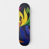 regenboogontwerp persoonlijk skateboard (Voorkant)