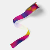 Regenboogontwerp Satijnen Lint (Achterkant)