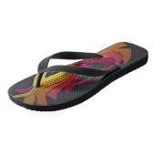 regenboogontwerp teenslippers (Schuin)