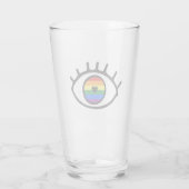 Regenboogoog Glas (Achterkant)
