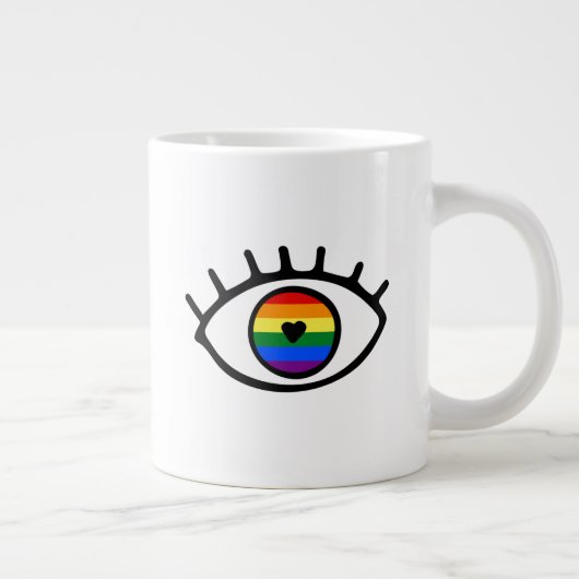 Regenboogoog Grote Koffiekop (Rechts)