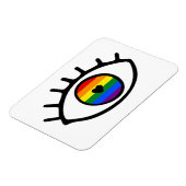 Regenboogoog Magneet (Linkerzijde)