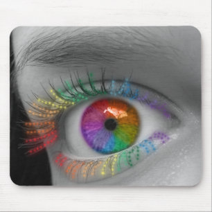 Regenboogoog Muismat