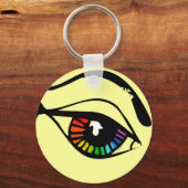 Regenboogoog Sleutelhanger (Voorkant)