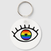 Regenboogoog Sleutelhanger (Voorkant)