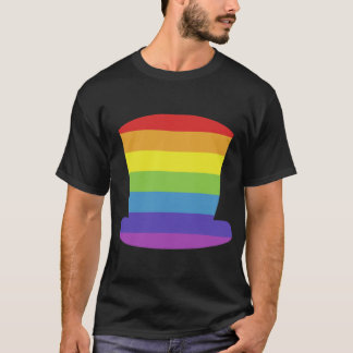 Regenboogophaat Single Print retro T-shirt