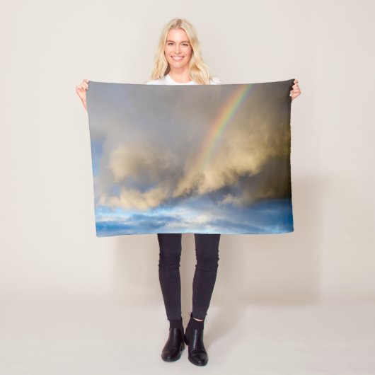 regenboogopstand fleece deken (In situ)