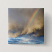 regenboogopstand vierkante button 5,1 cm (Voorkant)