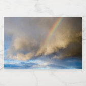 regenboogopstand voedselcontainer etiket (Enkel label)