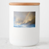 regenboogopstand voedselcontainer etiket (Voorkant)