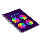 regenboogorigami notitieboek (Rechterzijde)