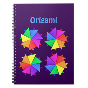 regenboogorigami notitieboek