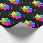 regenboogorogami cadeaupapier (Hoek)