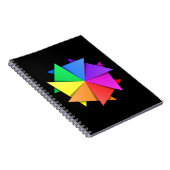 regenboogorogami notitieboek (Rechterzijde)