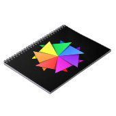 regenboogorogami notitieboek (Linkerzijde)