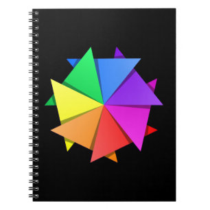 regenboogorogami notitieboek