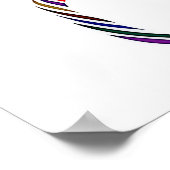 Regenboogpaard Poster (Hoek)