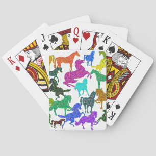 Regenboogpaarden - "Dolly verliefd op paarden!" Pokerkaarten
