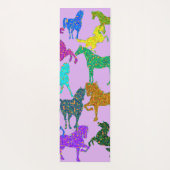 Regenboogpaarden - "Dotty about Horses!" Yoga mat (Achterkant)