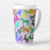 Regenboogpaarden Latte Mok (Rechterhoek)