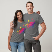 Regenboogpaarden T-shirt (Unisex)