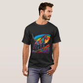 Regenboogpaarden T-shirt (Voorkant volledig)