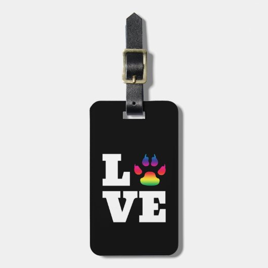 Regenboogpag Bagagelabel (Voorkant verticaal)