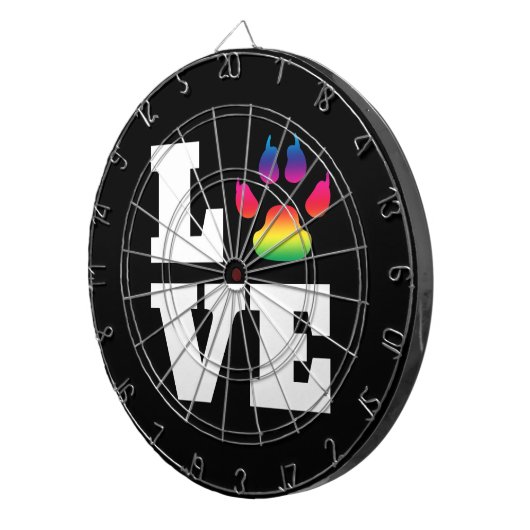 Regenboogpag Dartbord (Voorkant Rechts)