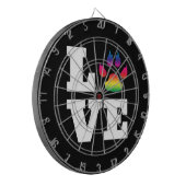 Regenboogpag Dartbord (Voorkant Links)