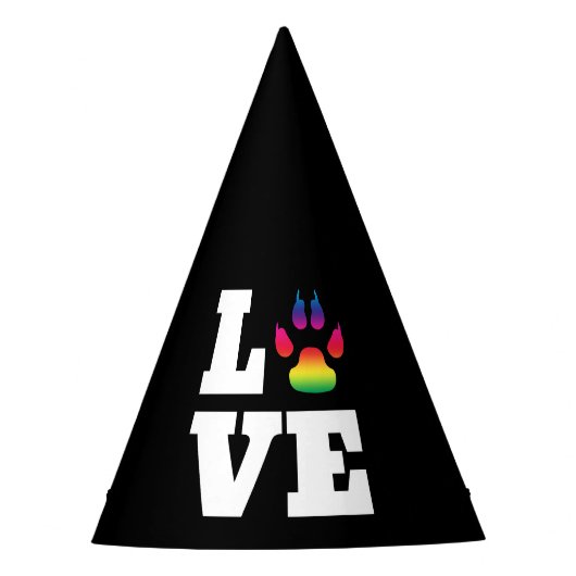 Regenboogpag Feesthoedjes (Voorkant)
