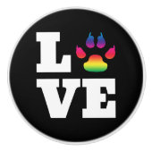 Regenboogpag Keramische Knop (Voorkant)