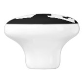 Regenboogpag Keramische Knop (Zijkant)