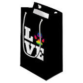 Regenboogpag Klein Cadeauzakje (Voorkant Gekanteld)
