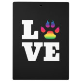 Regenboogpag Klembord (Achterkant)