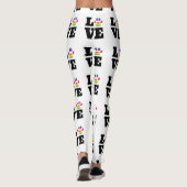 Regenboogpag Leggings (Achterkant)
