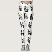 Regenboogpag Leggings (Voorkant)