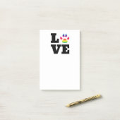 Regenboogpag Post-it® Notes (Op bureau)
