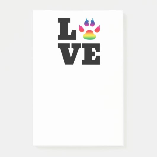 Regenboogpag Post-it® Notes (Voorkant)