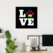 Regenboogpag Poster (Thuiskantoor)