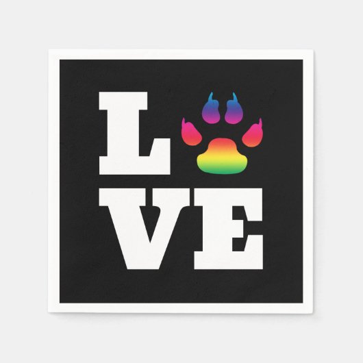 Regenboogpag Servet (Voorkant)