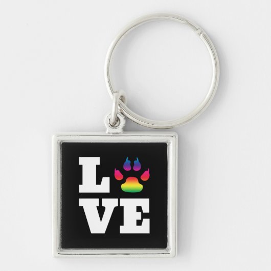 Regenboogpag Sleutelhanger (Voorkant)