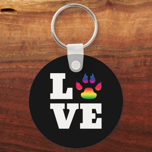 Regenboogpag Sleutelhanger (Voorkant)