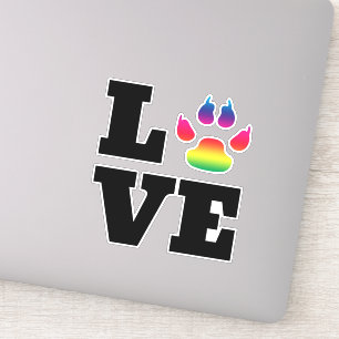 Regenboogpag Sticker