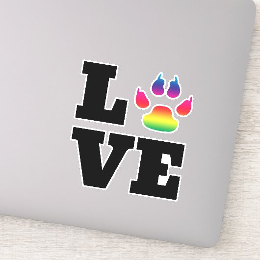 Regenboogpag Sticker (Detail)