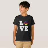 Regenboogpag T-shirt (Voorkant volledig)