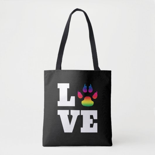 Regenboogpag Tote Bag (Voorkant)