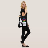 Regenboogpag Tote Bag (Op model)